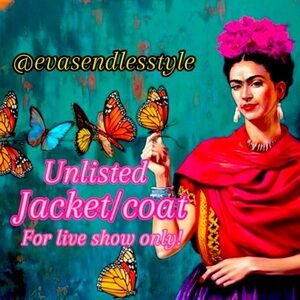 Unlisted Jacket/Coat Brand,Color&Size will be Shown On Live Show!
